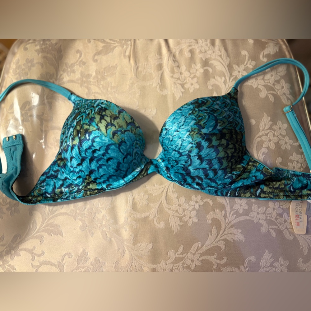 Victoria's Secret Blue and Green Bra
